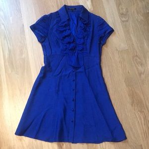 Silk Nanette Lepore blue dress sz 4